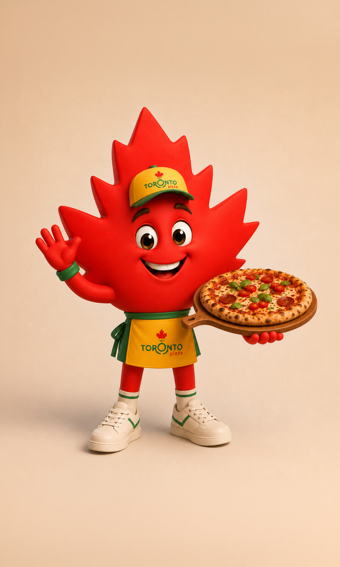 Meet Toni. The leaf that knows pizza. 1