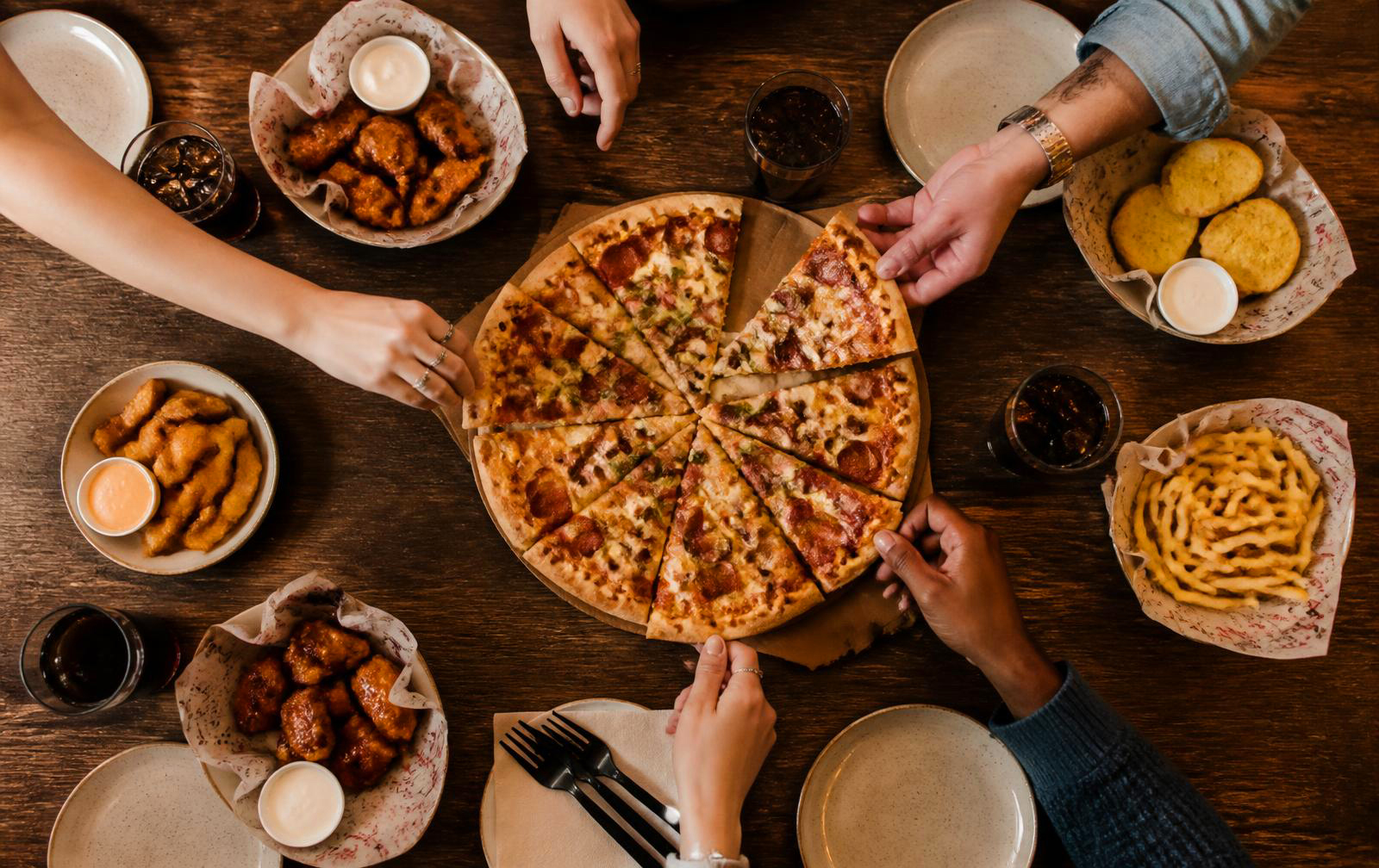 The menu stays. Toni makes it easier to choose.
